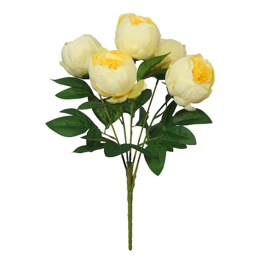 20" Yellow Peony Deluxe Bush by Ashland®